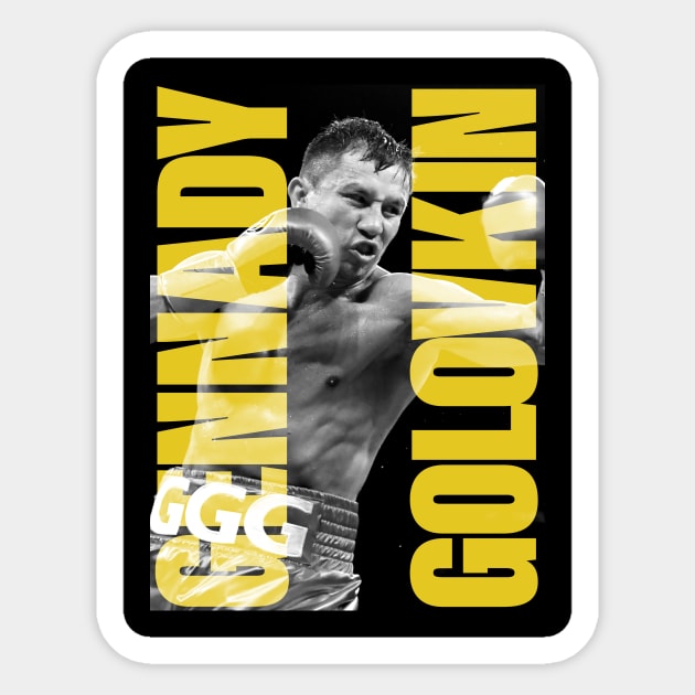 GGG is POWER Sticker by enricoalonzo